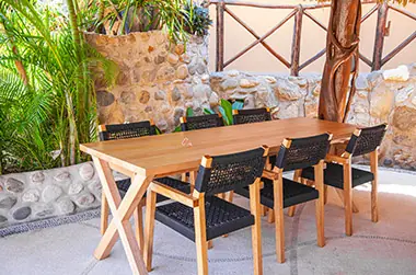 Instalaciones del restaurante Nanixhe